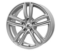 1X Rc-Design RC27 Kristallsilber 7.0Jx17 5X100 ET55