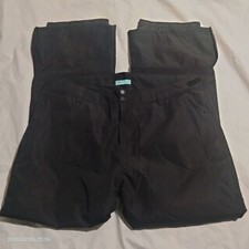 Roxy Women's Black/Blue Snow Pants XL DryFlight Insulated Ski Snowboard Winter