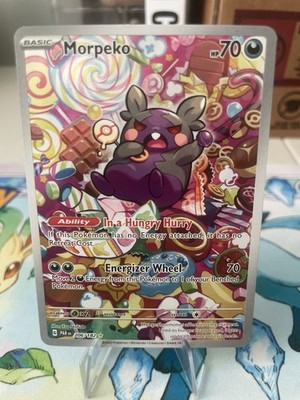 Morpeko 206/182 SV04: Paradox Rift Illustration Rare Holo NM