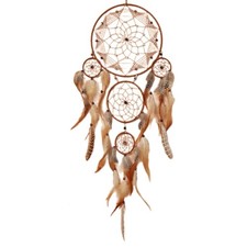 Dream Catcher Wall Decor with Handmade Feather Decoration Wall Hanging for Girls