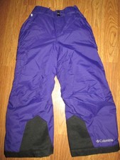 Girls COLUMBIA OMNI-HEAT insulated reflective snow ski pants XXS 4 - 5