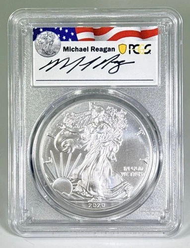 2020-W $1 Burnished Silver American Eagle PCGS SP69