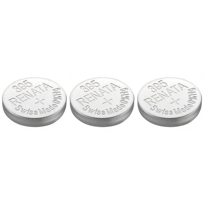 [702648-3] RENATA Lot de 3 Piles bouton Silver Oxyde 395 / SR927SW 0% mercure