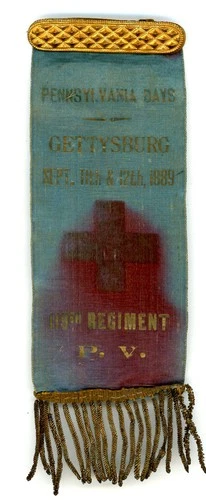 GAR Grand Army  Gettysburg 119 Pennsylvania Infantry Veteran Badge