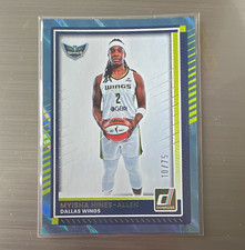 Panini - 2025 Donruss WNBA Myisha Hines-Allen Light Blue Lava #65 /75