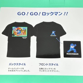 Rockman Capcom Don Quixote Collaboration T Shirt L With Famicom Box