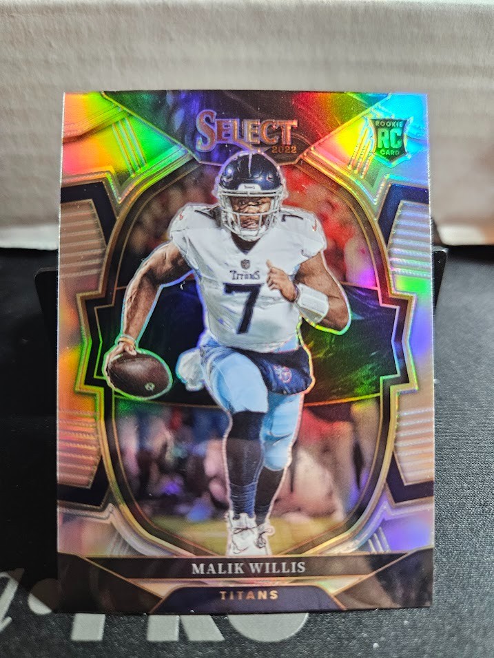 2022 Panini Select Malik Willis Concourse Silver Prizm Rookie RC #38 Titans