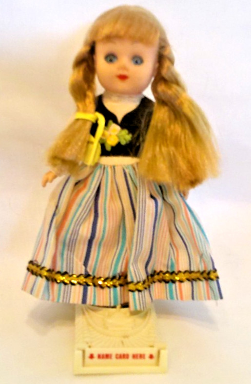 Vintage Dolls of All Nations Greece #133 Series 1 Vinyl Jointed Doll