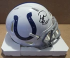 Pat McAfee Indianapolis Colts Autographed Mini Helmet BAS COA