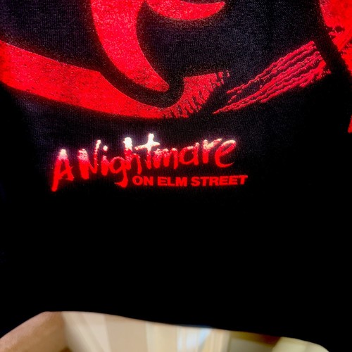 Lost Hills Nightmare On Elm St Freddy Black Hoodie Double Sided XXL - Picture 6 of 7