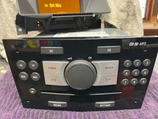 VAUXHALL ZAFIRA B CD30 MP3 RADIO STEREO CD AUX GID PAIRED DISPLAY PIANO BLACK