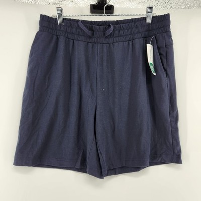 Threads 4 Thought Women's Medium Navy Blue 7'' Inseam Quill Luxe Jersey Short NWT