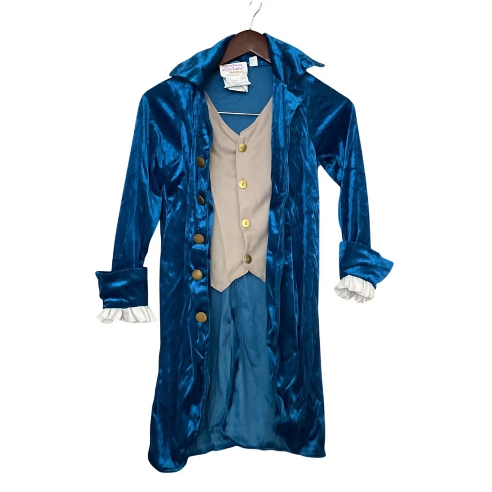 California Disfraces George Washington Niño L 10-12 Chaqueta Chaleco Bota Prendas para el torso Corbata Foto 2 de 4