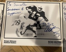 George Atkinson, The Assassin autographed Oakland Raiders Photo