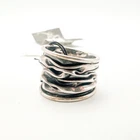 Electroformed Sterling Silver Ring 925 Size 6.5 NWT VTG