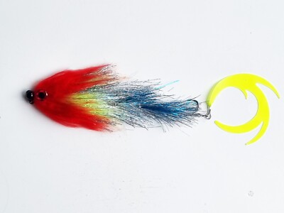 JIG FLY Red Flame Steamer Twist Tail SUPER FLY 5g Jigkopf