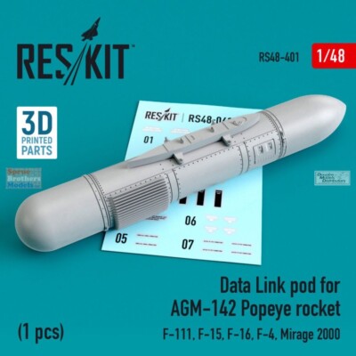1/48 ResKit #480401 Data Link Pod For AGM-142 Popeye