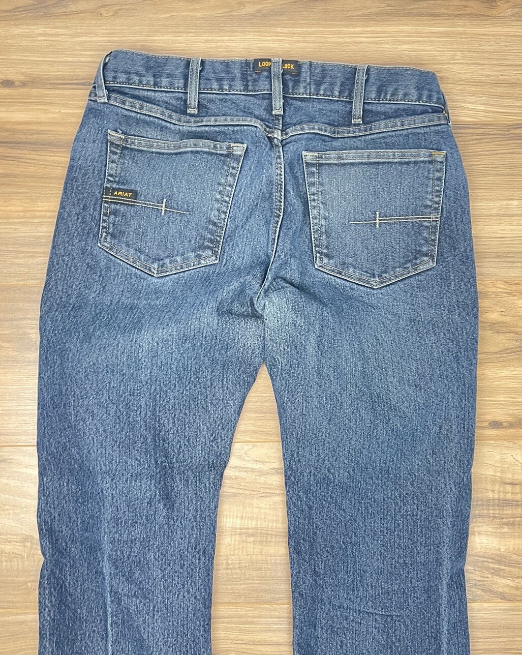 Ariat Rebar M5 Jeans Men's 33x32  Denim Slim Straight Leg Workwear Pants