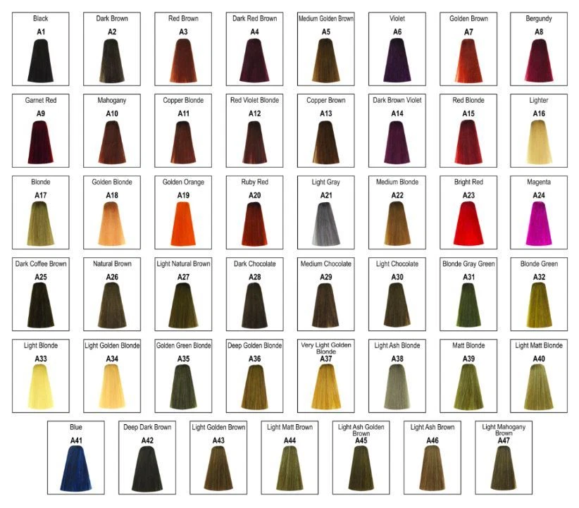 BERINA A6 TINTE PERMANENTE PARA EL CABELLO COLOR PÚRPURA VIOLETA MODA ENVÍO GRATUITO Foto 3 de 3