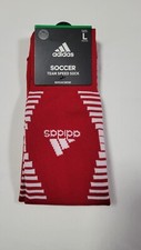 Adidas Team Mens Speed Soccer Socks Climacool Red SZ Large Shoe Size 9-13 
