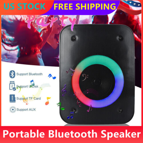 4" 1000W Portable FM Bluetooth Speaker Sound System DJ Party PA Rechargeable NEW - Afbeelding 1 van 12