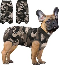 Dog Recovery Suit, Recovery Suit after Surgery Green Camo Size M New