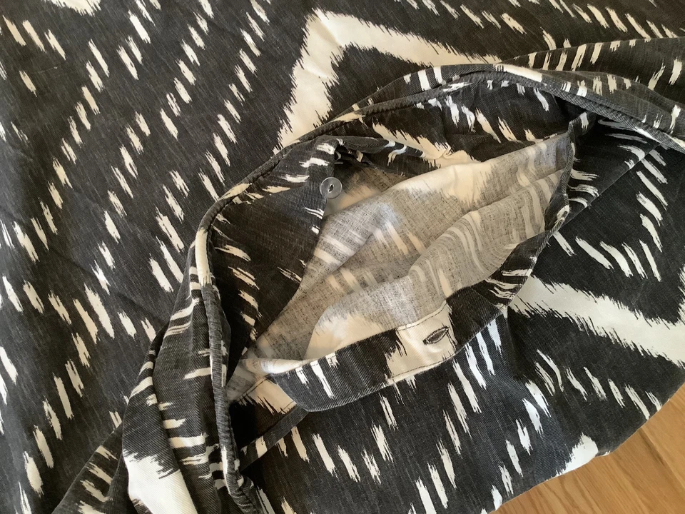 Funda nórdica edredón cama y farsa algodón blanco y negro talla completa Nate Berkus Target Foto 3 de 4