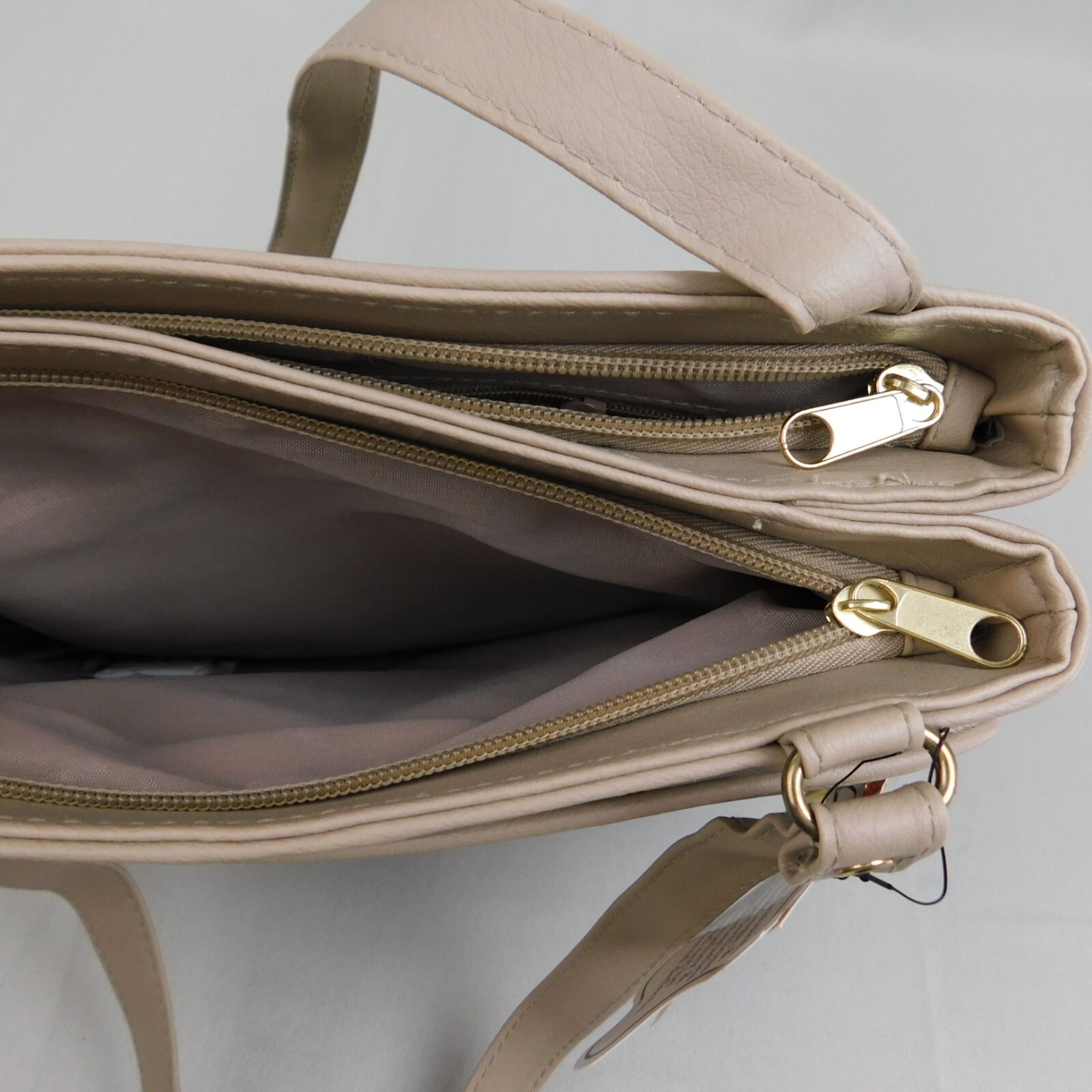 Vintage 90s NOS Simply Basic Patchwork Leather Sh… - image 7