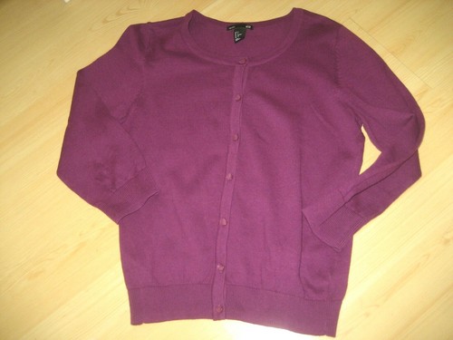 NEW Womens S Aubergine Purple H\u0026M Basic 