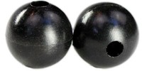 Zeck Soft Bead 10Stk Schwarze Gummiperlen Knotenschutz Nachtangeln Welsangeln