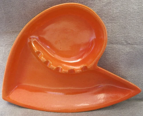 Mid Century Red Wing Pottery Ashtray - 873