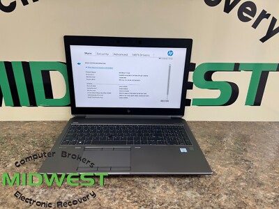 HP ZBook 15 G6 i7-9750H 2.6GHz 16GB 512GB SSD | eBay
