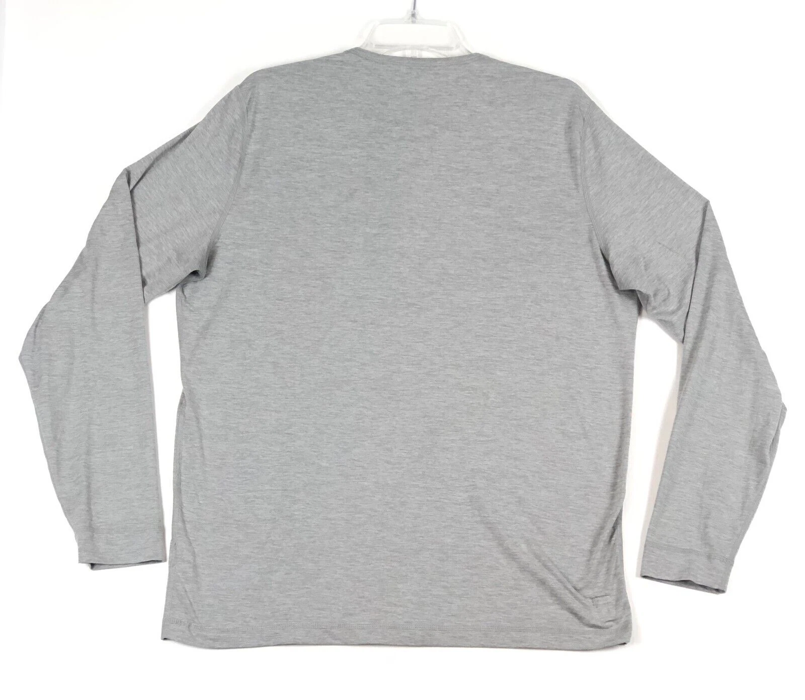 vuori ease performance long sleeve henley shirt