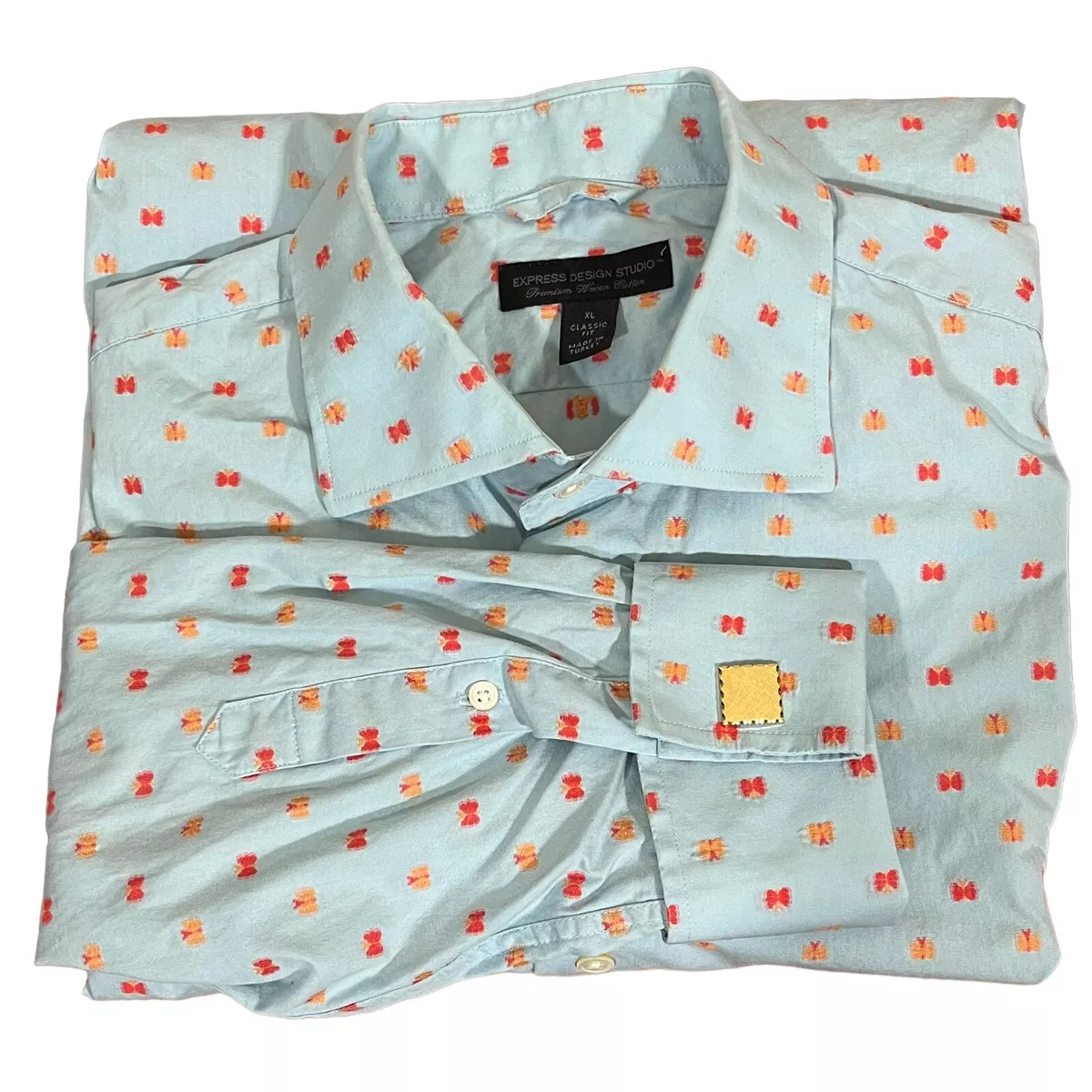 Express french cuff dress shirts hotsell