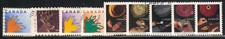 Canada 1998/2000 Yvert 9 timbres oblitérés Noël (AB80)