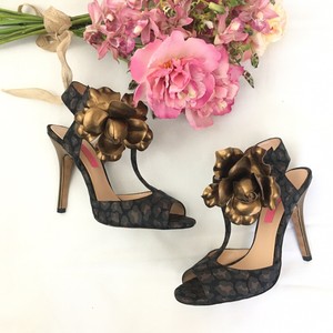 betsey johnson flower heels