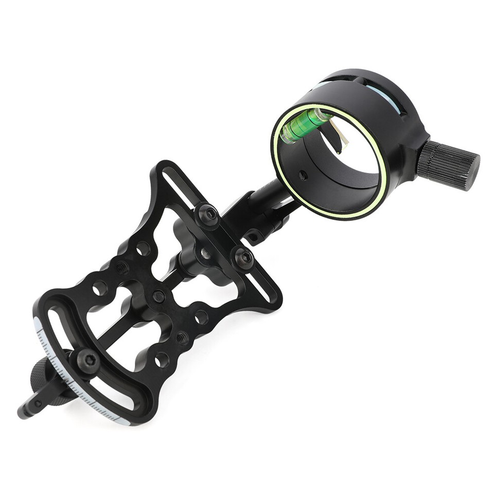 Compound Bow Sight 1 Pin Archery Hunting Single Pin 0.019" Adjustable ...