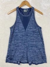 Athleta Racerback Tank Top Womens small Blue Colorful Stretch Outdoors active