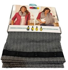 Nuroo Nursing Scarf Breastfeeding Cover Gray