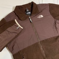 The North Face Jacket Girls Youth XL Brown Denali Fleece Full Zip Polartec