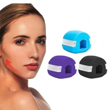 3X Jawline Exerciser Double Chin Reducer Toning Set & Neck Face Slimming Ball 