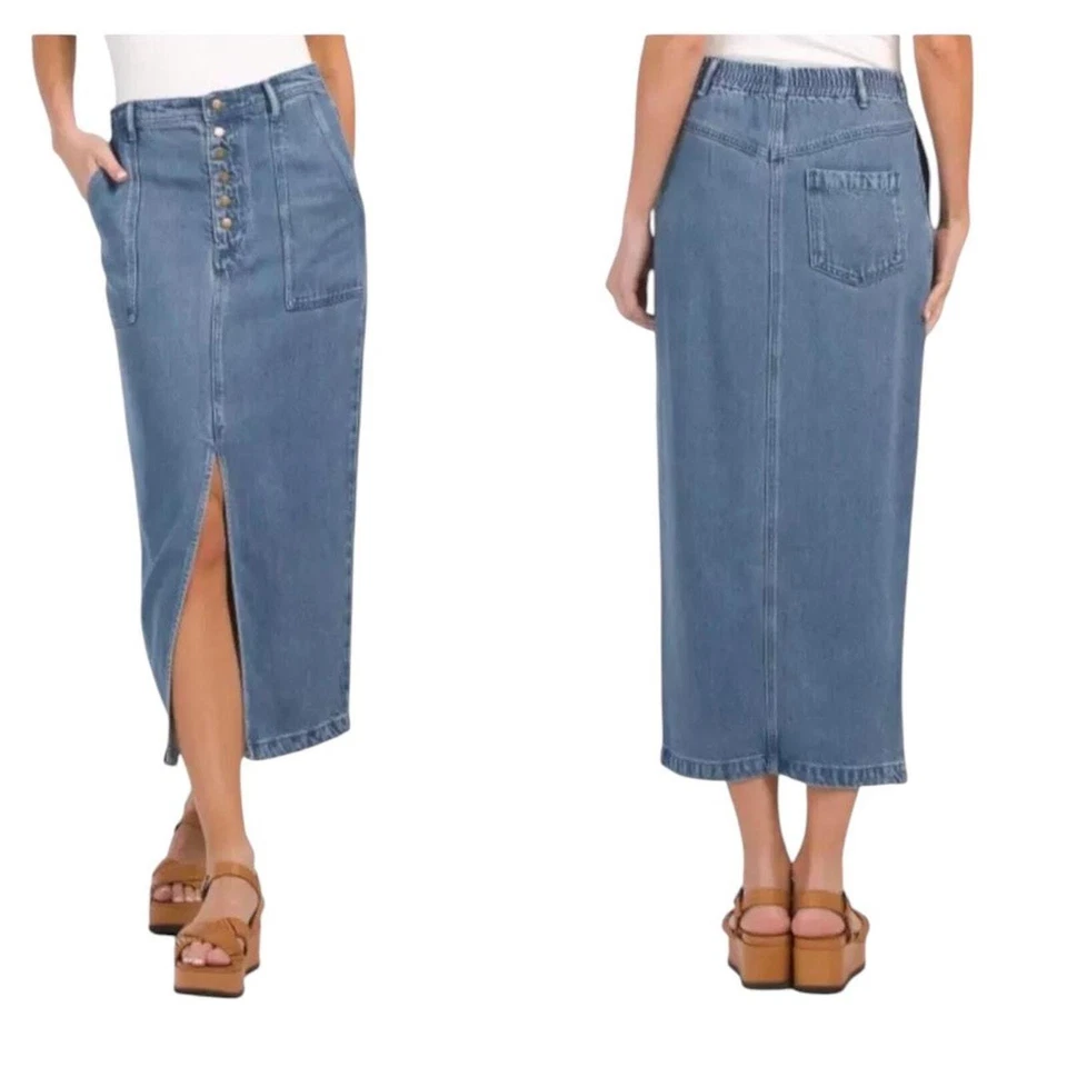 90s Vibe YFB Dara Midi Skirt - Image 2 of 4