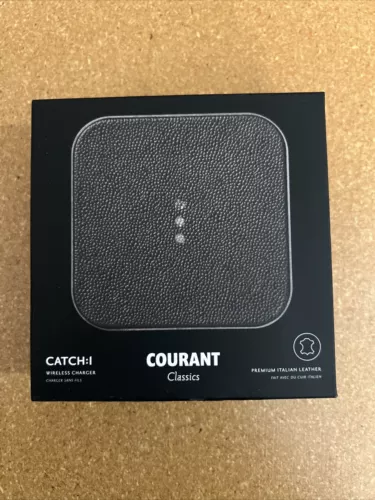 Courant Classic Catch:1 Wireless Charger Leather NEW!