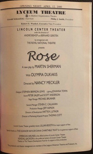 Broadway, Off Broadway & Try-Out Playbill - Picture 502 of 728