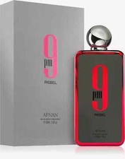 9 PM Rebel by Afnan EDP Spray Unisex 3.4oz New Sealed Box