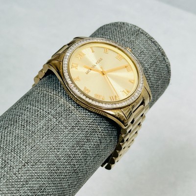 Michael Kors Watch Womens 40mm Crystal Bezel Gold Tone Blake  display picture 2