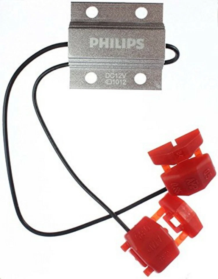 Philips LED Ecualizador de Carga Resistencia 194 Marcador Lateral Frontal Hyper Flash Stop Fit H Foto 4 de 4