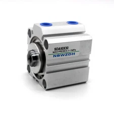 1x Pneumatic Cylinder SDA50X30 50mm Bore 30mm Stroke Compact Type Double-acting 
