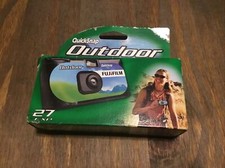 New Fujifilm QuickSnap Outdoor 1000 Disposable 35mm Film Camera - Exp. 8/2011