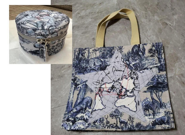 Sac fourre tout membre platine Christian Dior cadeau anniversaire nouveauté et étui bijou NEUF